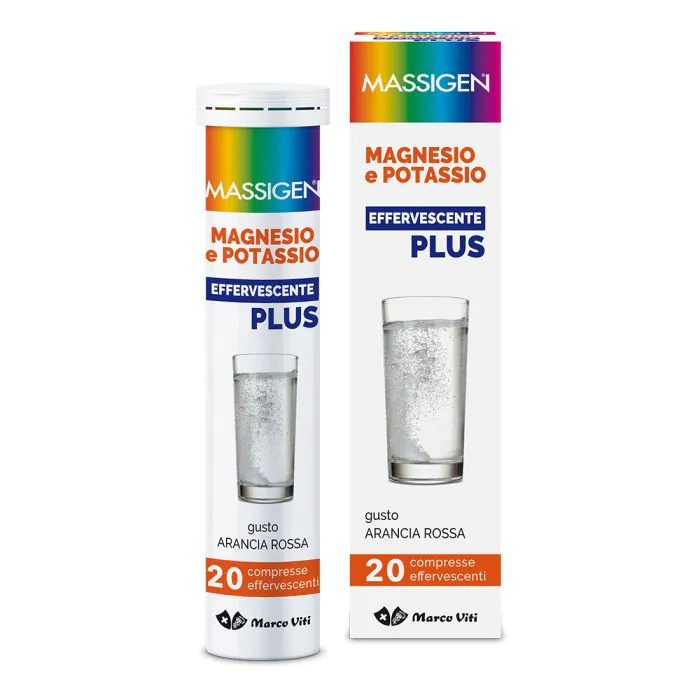Massigen magnesio potassio plus 20 compresse effervescenti