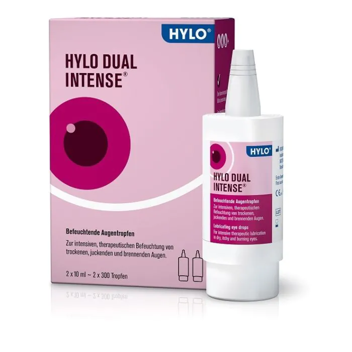Hylo dual intense collirio 2 flaconcini da 10 ml Hylo dual intense collirio 2 flaconcini da 10 ml