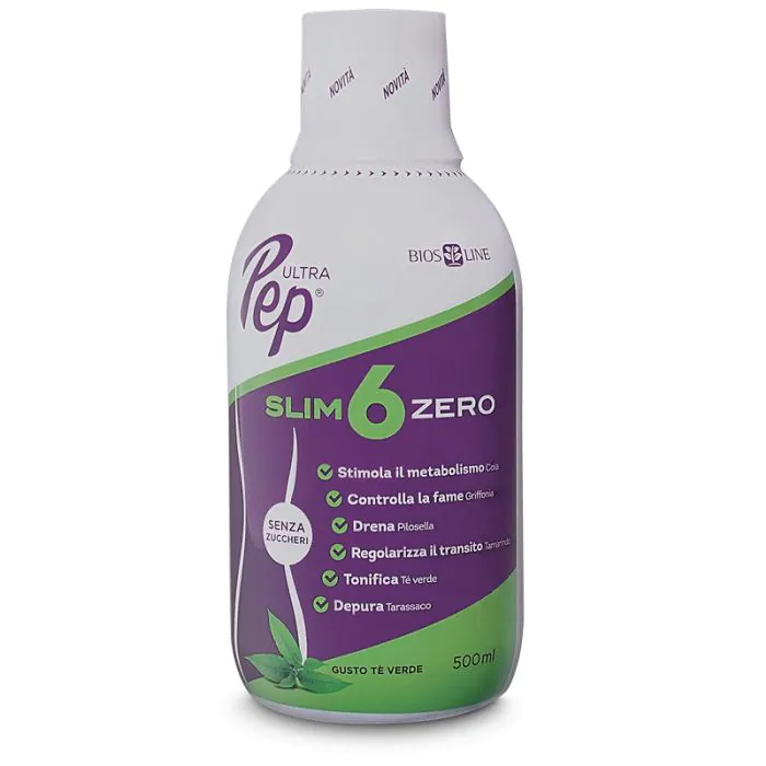 Ultra pep slim 6 zero te' verde 500 ml Ultra pep slim 6 zero te' verde 500 ml