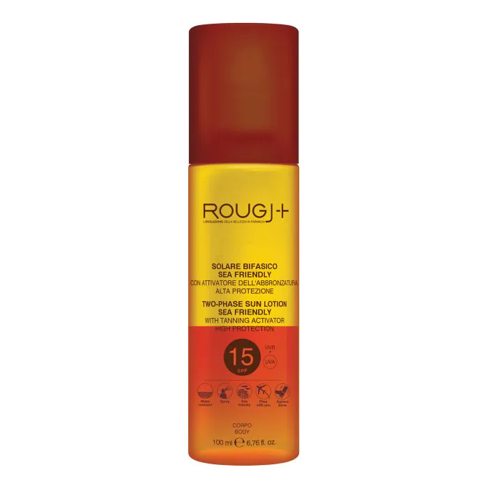 Rougj suntech spf15 bifasico intensificatore abbronzatura 100 ml