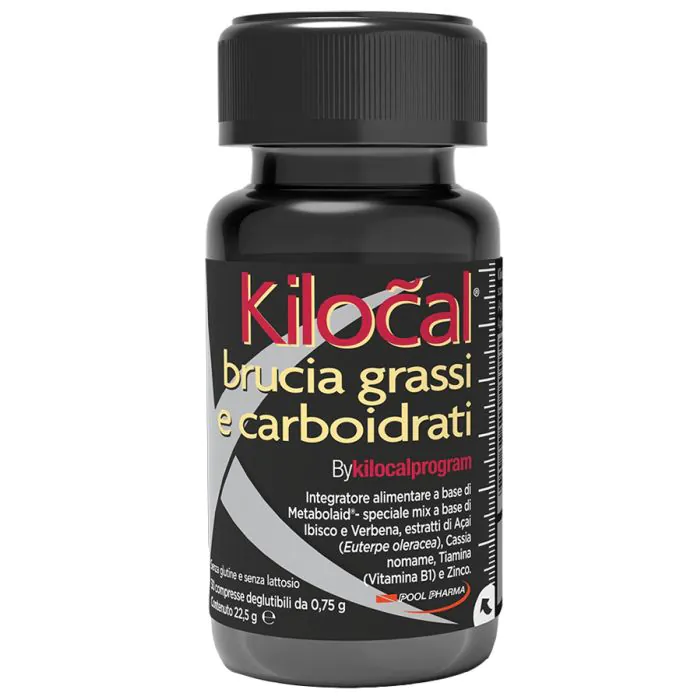 Kilocal Brucia Grassi e Carboidrati 30 Compresse Kilocal Brucia Grassi e Carboidrati 30 Compresse