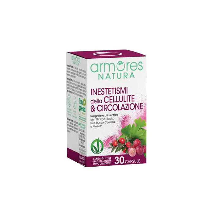 Armores natura inestetismi cellulite e circolazione 30 capsule Armores natura inestetismi cellulite e circolazione 30 capsule