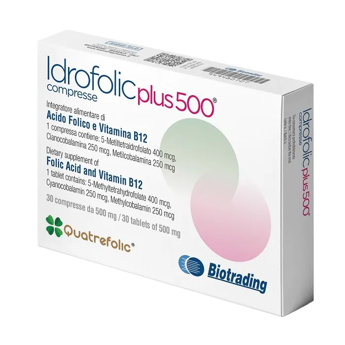 Idrofolic plus 500 30 compresse Idrofolic plus 500 30 compresse
