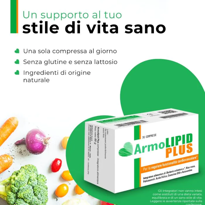 Armolipid Plus 70 Compresse Integratore Per Il Colesterolo