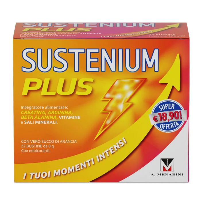 Sustenium Plus Intensive Formula Integratore Energizzante 22 Bustine Sustenium Plus Intensive Formula Integratore Energizzante 22 Bustine