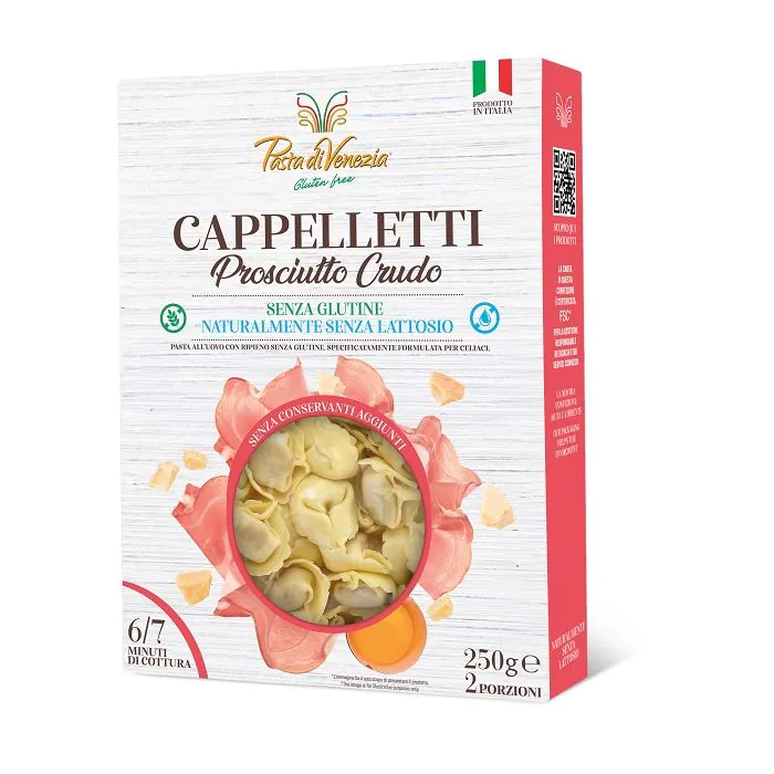 Pasta di venezia cappelletti al crudo senza glutine stab 250 g