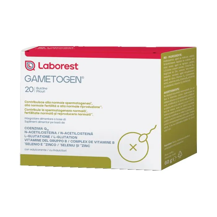 Gametogen 20 Bustine - Integratore per la Fertilità Maschile Gametogen 20 Bustine - Integratore per la Fertilità Maschile