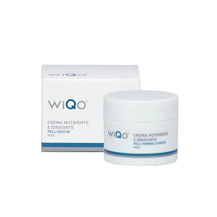 Wiqo crema nutriente ed idratante pelli normali o miste viso 50 ml