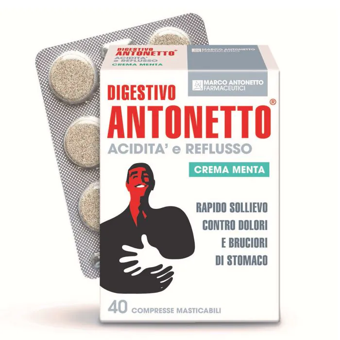 Antonetto Dig.a/r 40compresse Menta Antonetto Dig.a/r 40compresse Menta