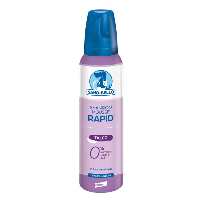 Sano e bello shampoo mousse rapid nf talco 300 ml Sano e bello shampoo mousse rapid nf talco 300 ml