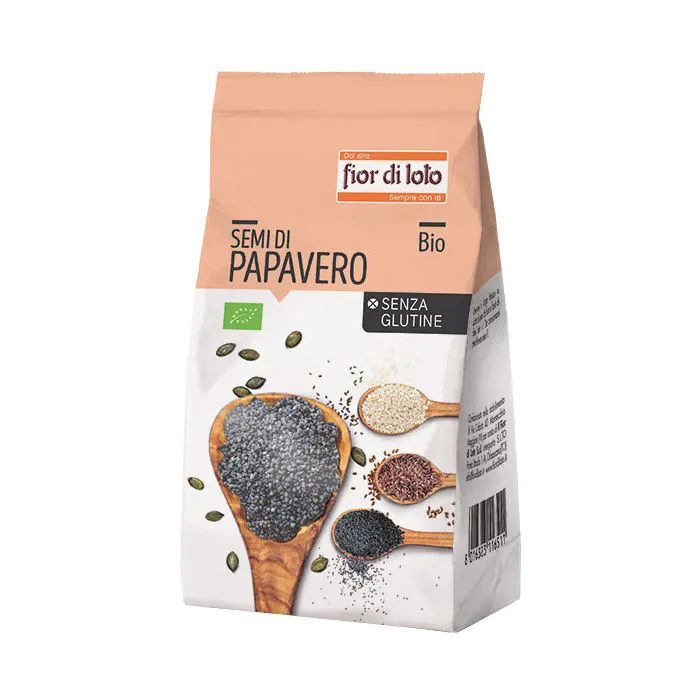 Semi di papavero senza glutine bio 150 g Semi di papavero senza glutine bio 150 g