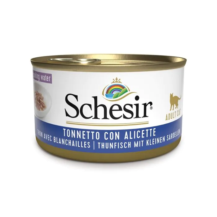 Schesir tonnetto con alicette al naturale 85 g Schesir tonnetto con alicette al naturale 85 g