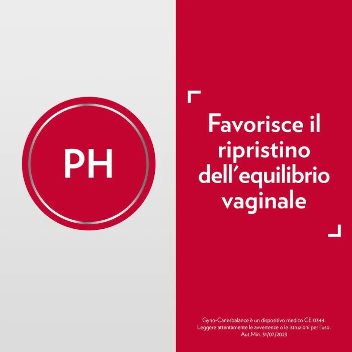 Gyno-Canesbalance Gel Vaginosi Batterica 7 Applicatori Monouso