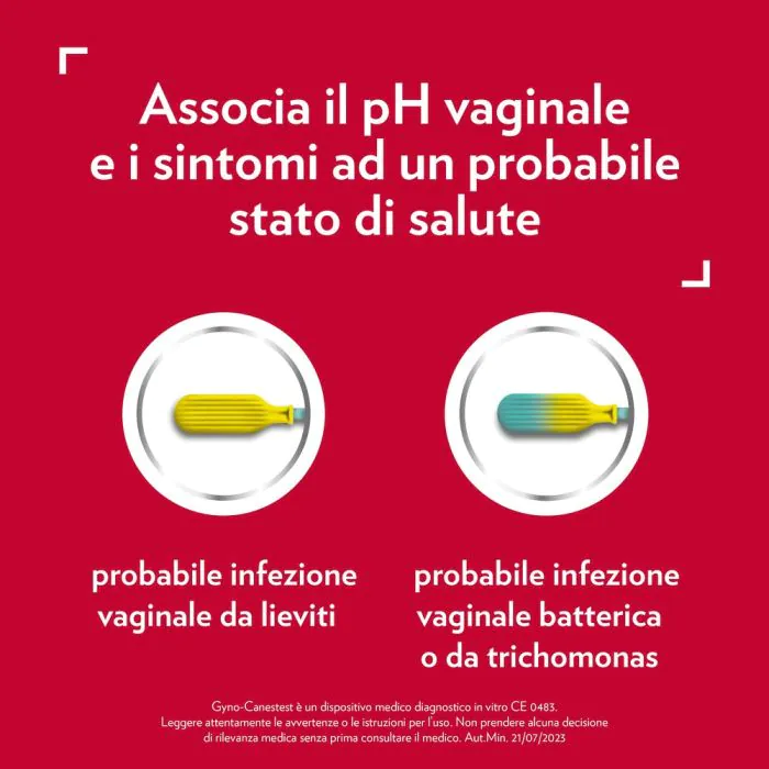 Gyno-Canestest Tampone Vaginale Autodiagnosi Infezioni vaginali
