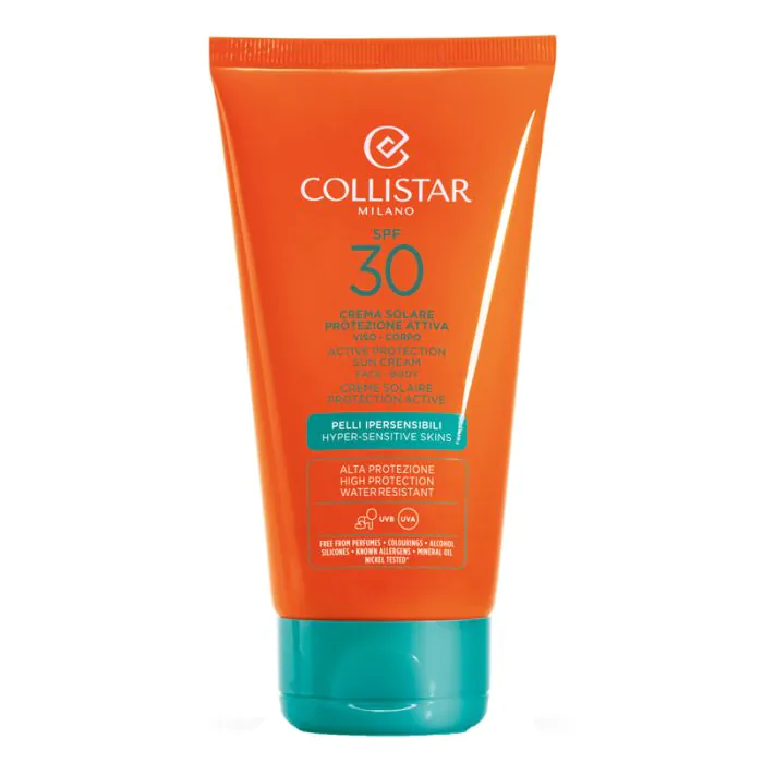 Crema solare protezione attiva pelli sensibili spf 30+ 150 ml