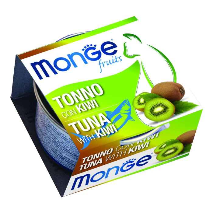 Monge Gatto Fruits Lattina Adulto Tonno & Kiwi 80 Gr Monge Gatto Fruits Lattina Adulto Tonno & Kiwi 80 Gr