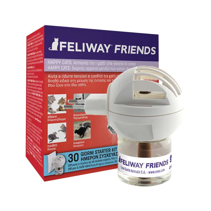 Feliway Friends Diffusore Completo 48 Ml 30 Giorni Feliway Friends Diffusore Completo 48 Ml 30 Giorni