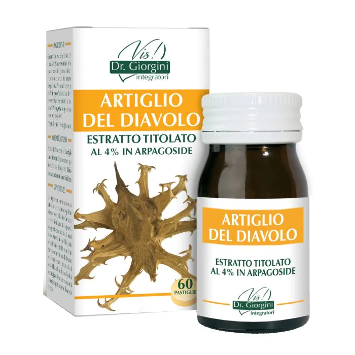 Artiglio del diavolo estratto titolato 60 pastiglie Artiglio del diavolo estratto titolato 60 pastiglie
