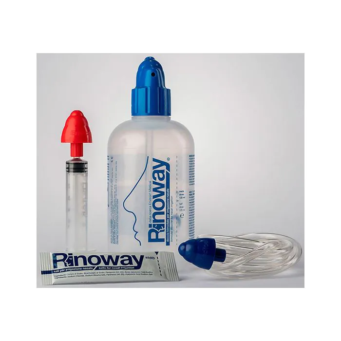 Rinoway doccia per irrigazione nasale + 15 sali isotonici Rinoway doccia per irrigazione nasale + 15 sali isotonici