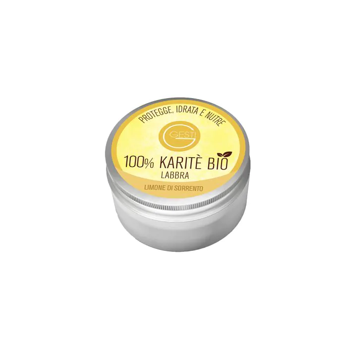 Gesti 100% karite' bio 10 ml limone di sorrento labbra Gesti 100% karite' bio 10 ml limone di sorrento labbra