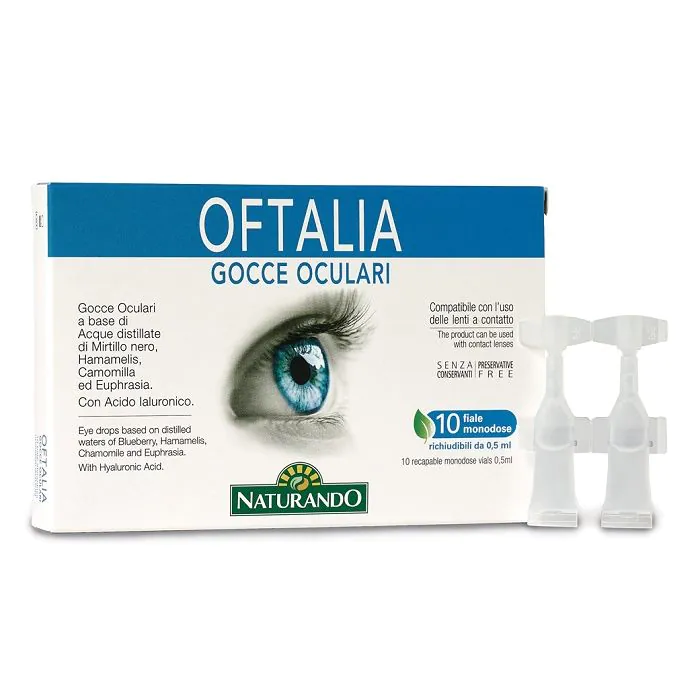 Oftalia gocce oculari monodose 2 strip da 5 fiale da 0,5 ml Oftalia gocce oculari monodose 2 strip da 5 fiale da 0,5 ml