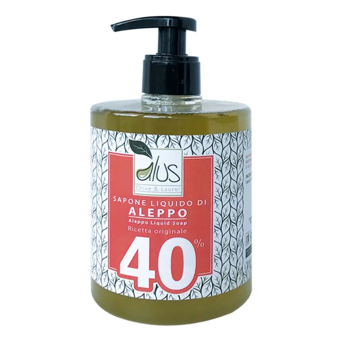 Aleppo sapone liquido 40% 500 ml Aleppo sapone liquido 40% 500 ml
