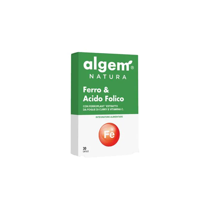 Algem Ferro&acido Folico 30capsule Algem Ferro&acido Folico 30capsule