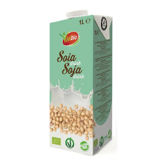 Vivibio bevanda soia drink senza glutine bio 1 litro Vivibio bevanda soia drink senza glutine bio 1 litro