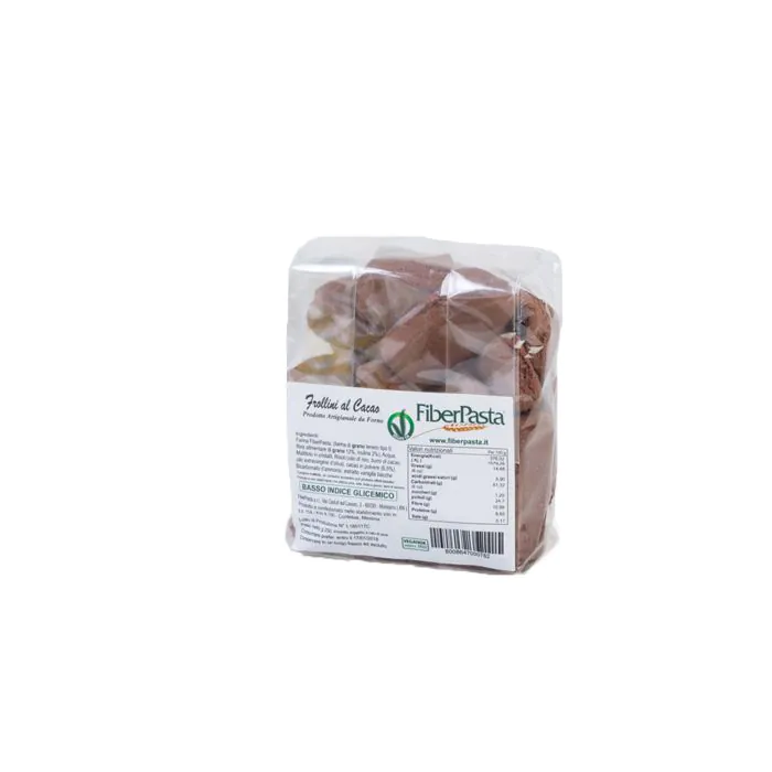 Fiberpasta frollini cacao 250g Fiberpasta frollini cacao 250g