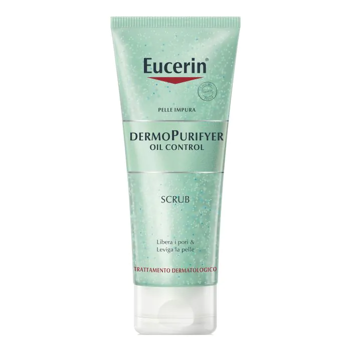 Eucerin DermoPurifyer Oil Control Scrub Detergente Levigante 100 ml Eucerin DermoPurifyer Oil Control Scrub Detergente Levigante 100 ml