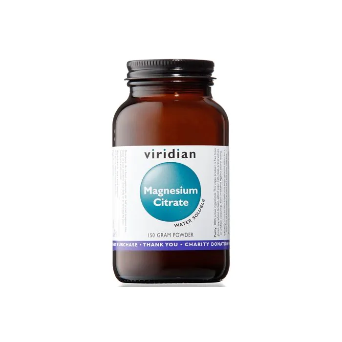 Viridian magnesium citrate polvere 150g viridian magnesio citrato Viridian magnesium citrate polvere 150g viridian magnesio citrato
