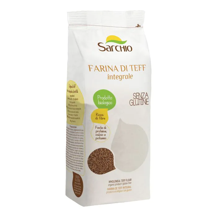 Sarchio farina di teff integrale 350 g Sarchio farina di teff integrale 350 g