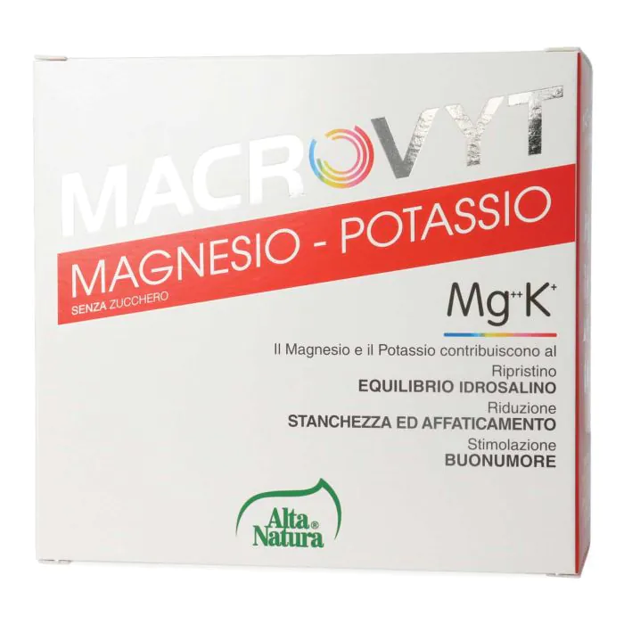 Macrovyt magnesio/potassio 18 bustine Macrovyt magnesio/potassio 18 bustine