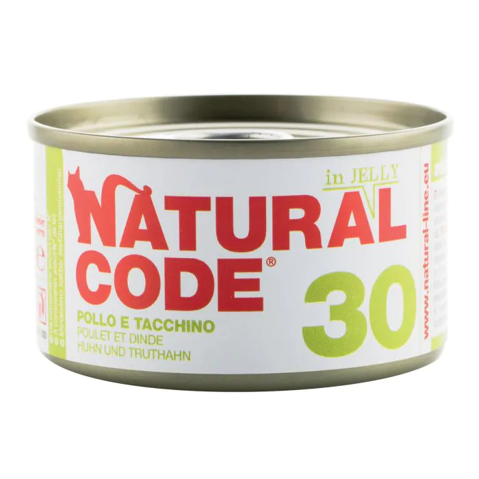 Natural Code Gatto Lattina (30) Adulto Pollo & Tacchino 85 Gr Natural Code Gatto Lattina (30) Adulto Pollo & Tacchino 85 Gr
