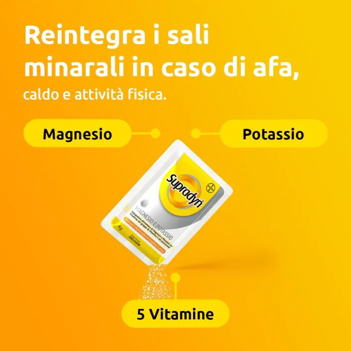 Supradyn Magnesio e Potassio Integratore Vitamine e Minerali 24 Bustine