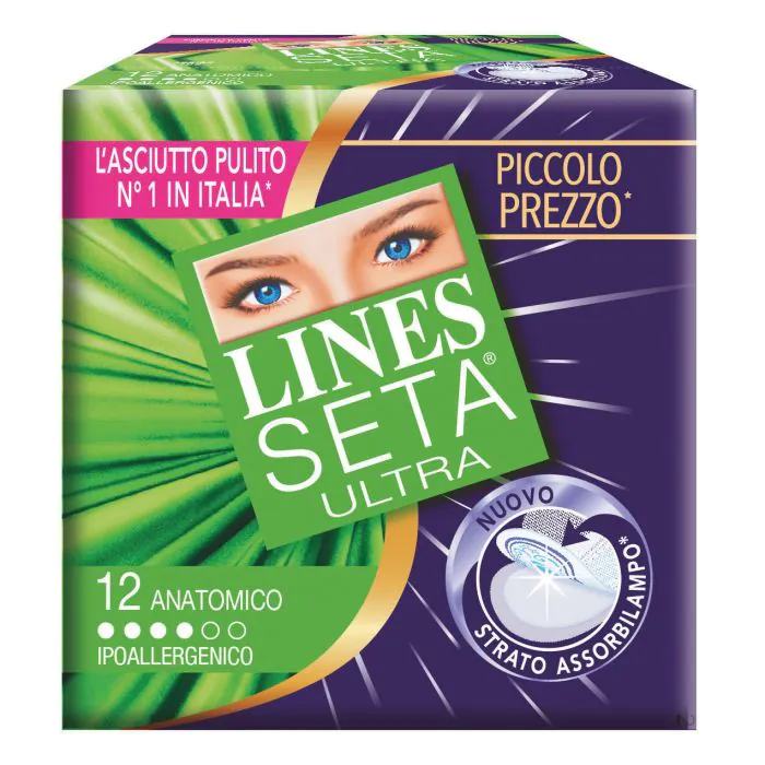 Lines Seta Ultra Anat.12pezzi Lines Seta Ultra Anat.12pezzi