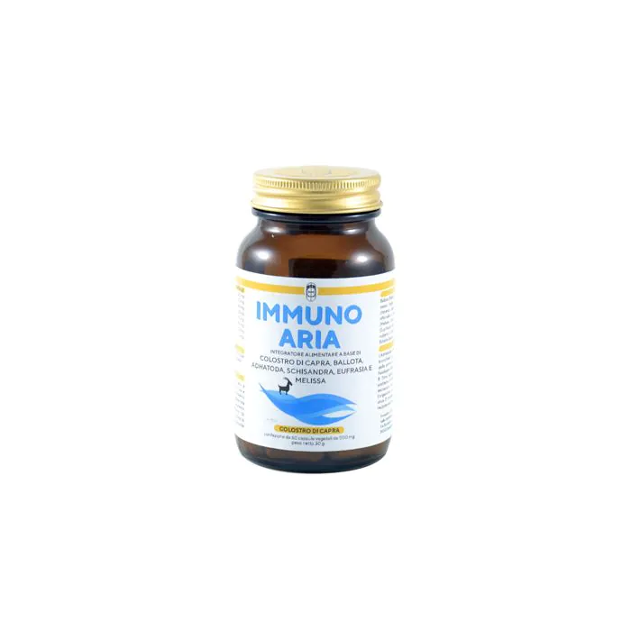 Immuno aria colostro di capra respirazione 60 capsule vegetali Immuno aria colostro di capra respirazione 60 capsule vegetali