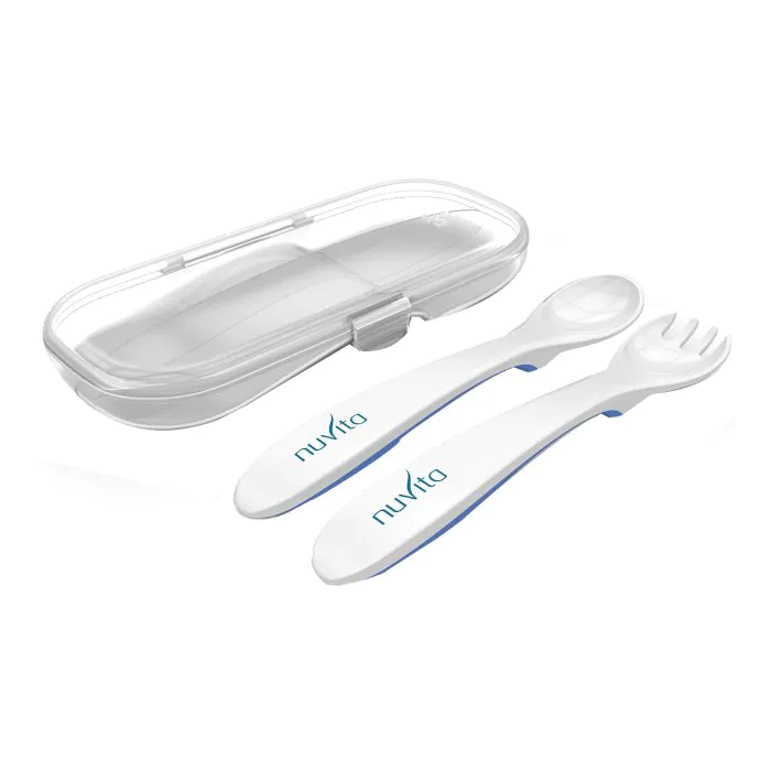 Nuvita set astuccio posate blu