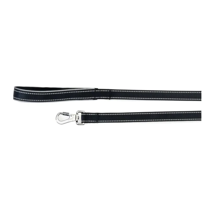 Guinzaglio Reflex Con Maniglia In Neoprene Nero 15 X 1200 Mm Guinzaglio Reflex Con Maniglia In Neoprene Nero 15 X 1200 Mm