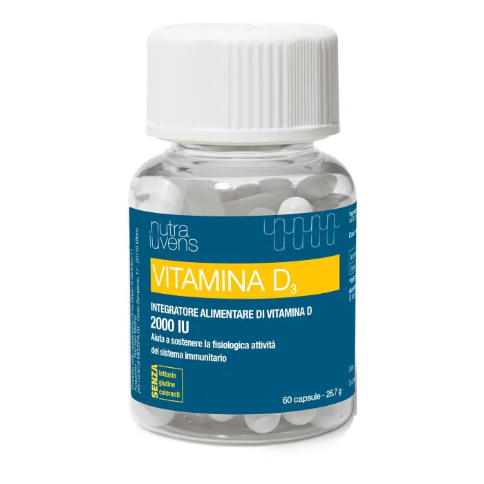 Nutraiuvens vitamina d3 2000 ui 60 capsule