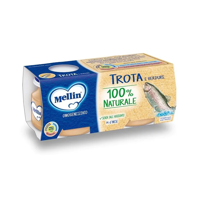 Mellin omogeneizzato trota/verdure4x80g Mellin omogeneizzato trota/verdure4x80g
