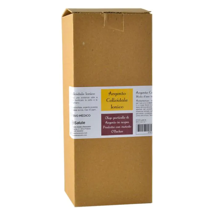 Argento colloidale ionico 40ppm certificato 1000 ml Argento colloidale ionico 40ppm certificato 1000 ml