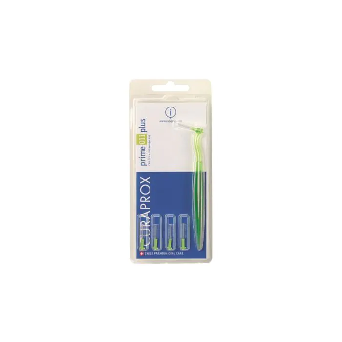 Curaprox CPS 11 Prime Plus Verde 5 Scovolini + Manico Curaprox CPS 11 Prime Plus Verde 5 Scovolini + Manico