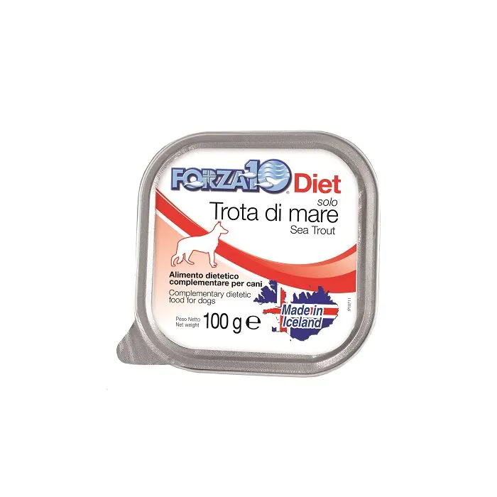 Forza 10 Diet Cane Solo Trota Di Mare 100 Gr Forza 10 Diet Cane Solo Trota Di Mare 100 Gr