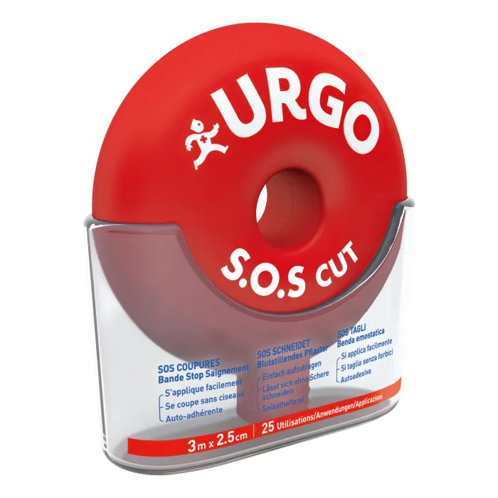 Benda urgo sos cut 3x2,5cm Benda urgo sos cut 3x2,5cm
