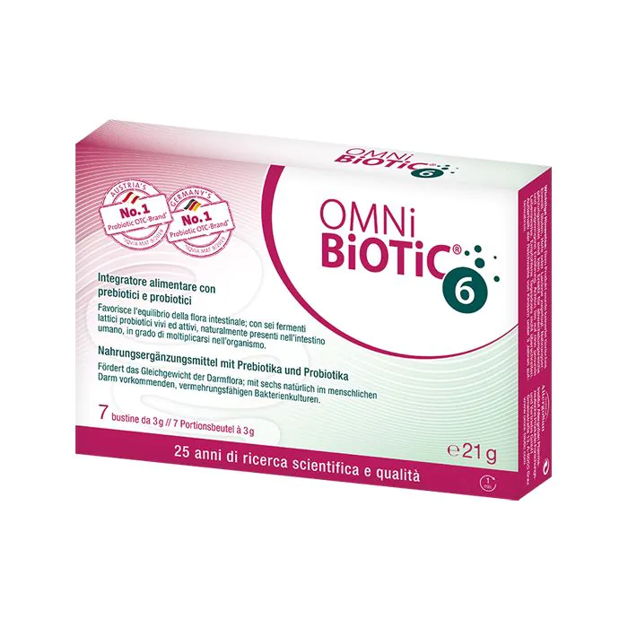 Omni biotic 6 polvere 7 bustine da 3 g Omni biotic 6 polvere 7 bustine da 3 g