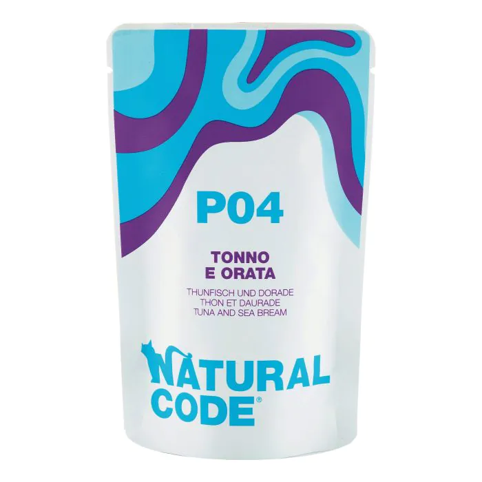 Natural Code Gatto Busta (P04) Adulto Tonno & Orata 70 Gr Natural Code Gatto Busta (P04) Adulto Tonno & Orata 70 Gr