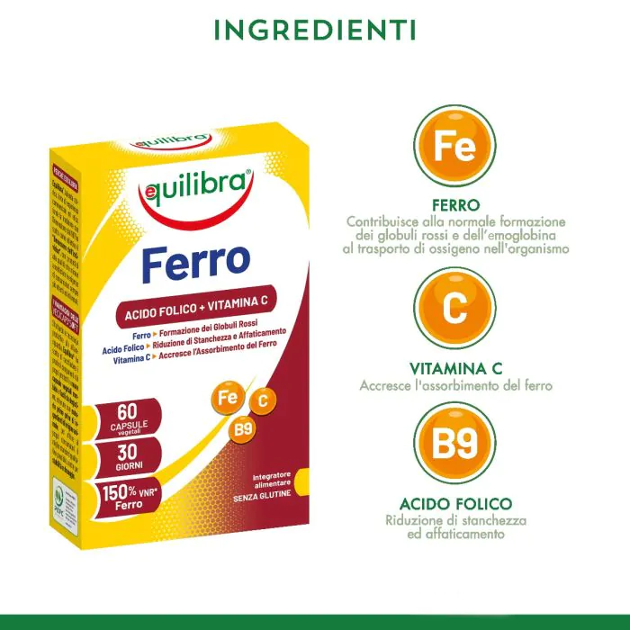 Equilibra Ferro Integratore 60 Capsule