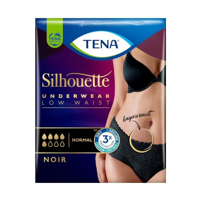 Tena Silhouette Vita Bassa Biancheria Intima Noir Normal 9 Pezzi Tena Silhouette Vita Bassa Biancheria Intima Noir Normal 9 Pezzi
