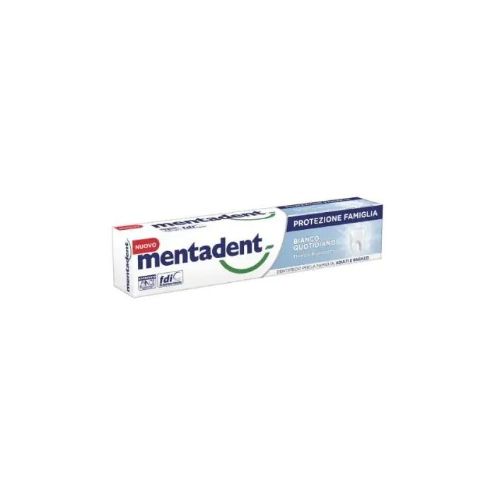 Mentadent Dentifricio Protezione Famiglia Bianco Quotidiano 75ml